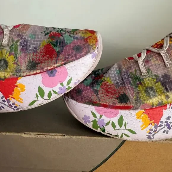 NOBULL Translucent Floral Men Running Sneakers - M 11- W 12.5 - Picture 8 of 13